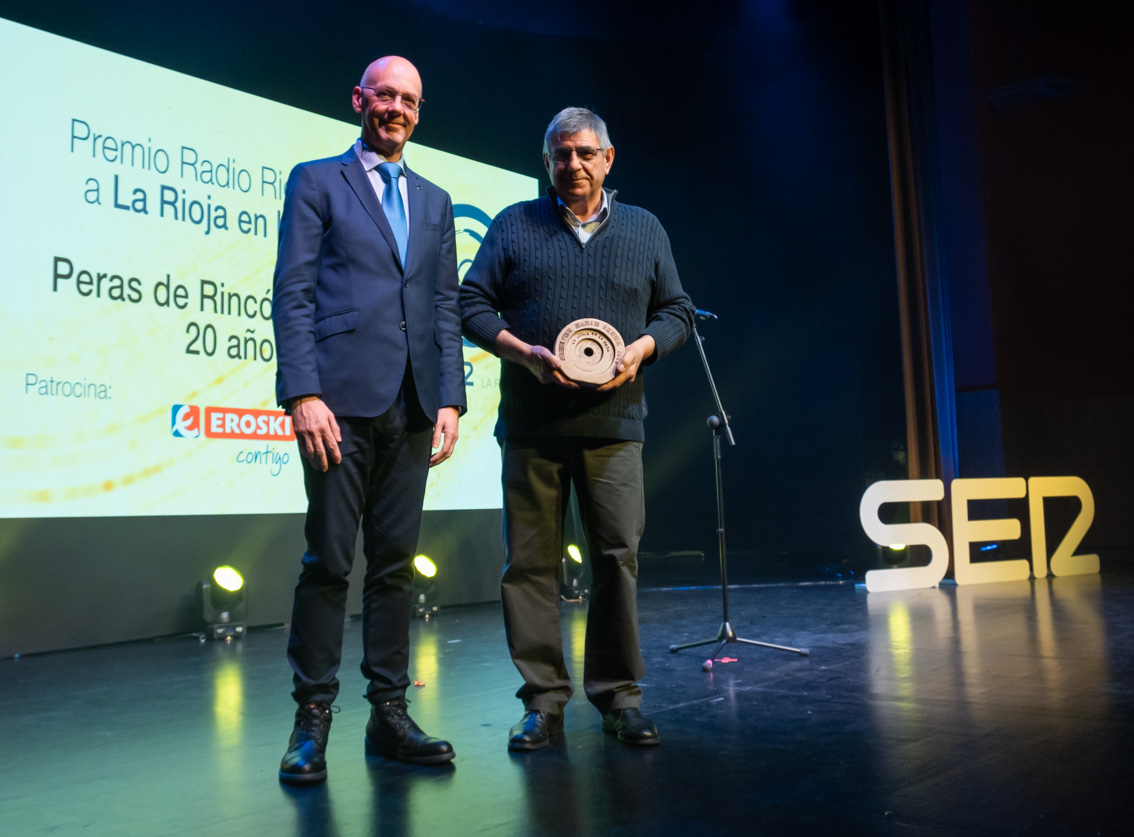 La DOP Peras de Rincón de Soto, premio Radio Rioja 2023