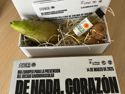 La DOP Peras de Rincón de Soto colabora en la campaña «De nada corazón» de la DOP Aceite de La Rioja